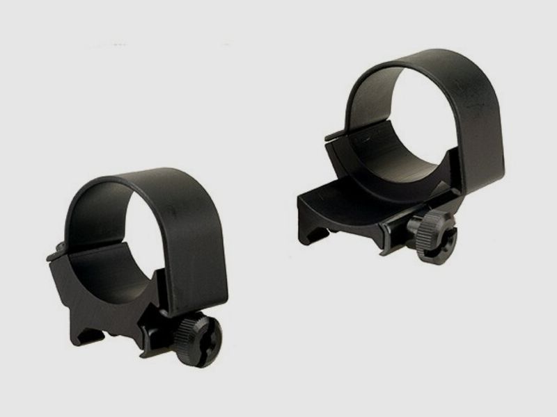 Weaver Top-Mount Weaver-Style Ringe (1 extended) matt schwarz 30mm low, BH 7,32mm