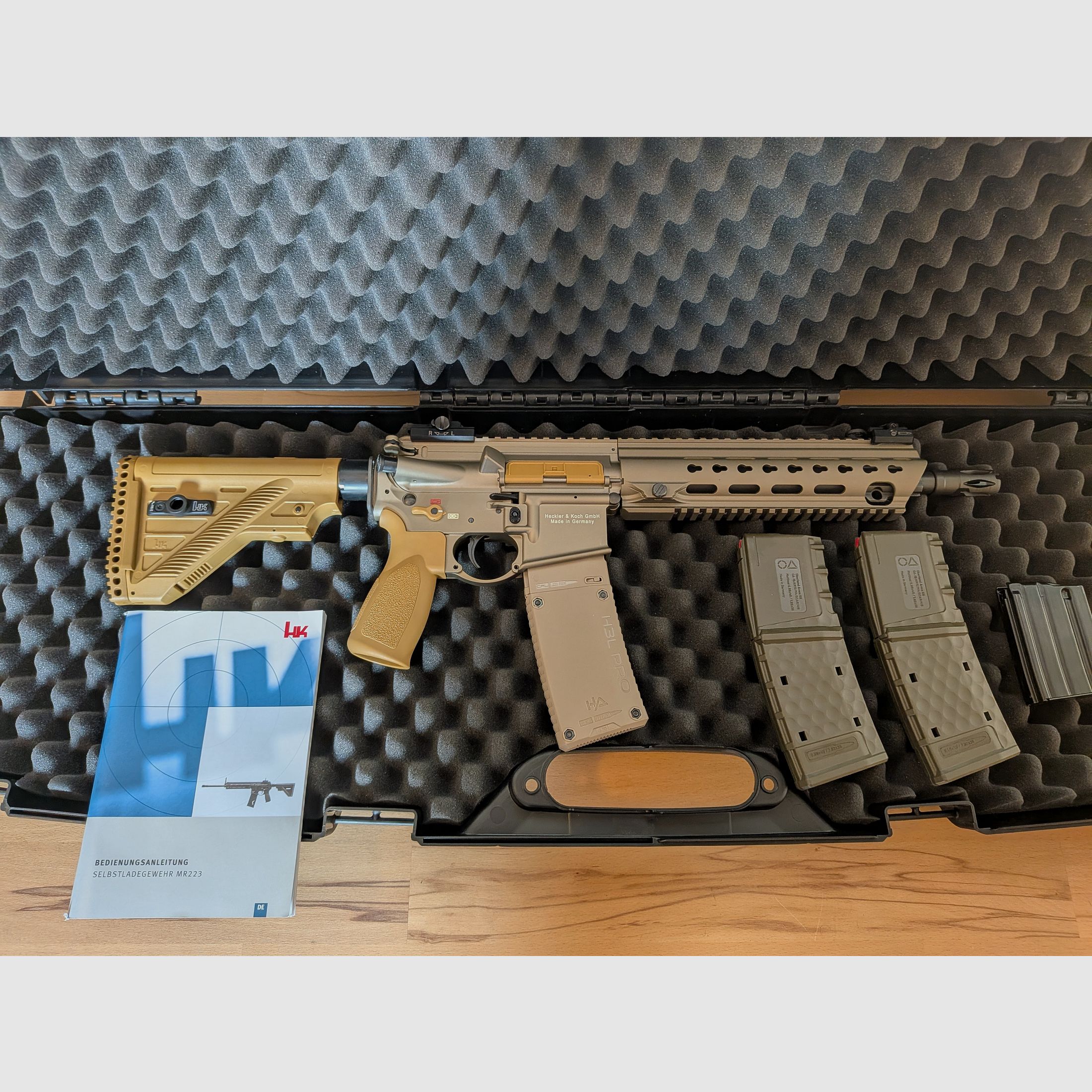 Heckler & Koch MR223 A3 Slimline 11", color sabbia