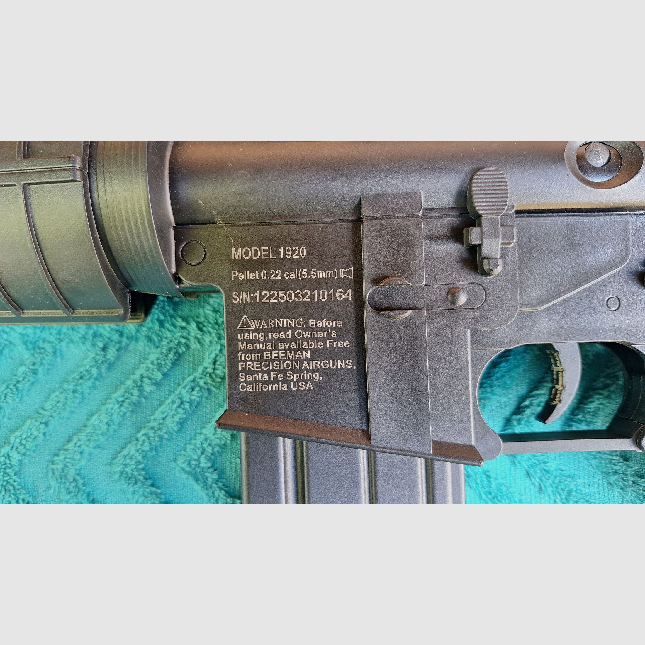 Beeman 1920 M16-5,5mm Knicklaufgewehr-Neuwertig!