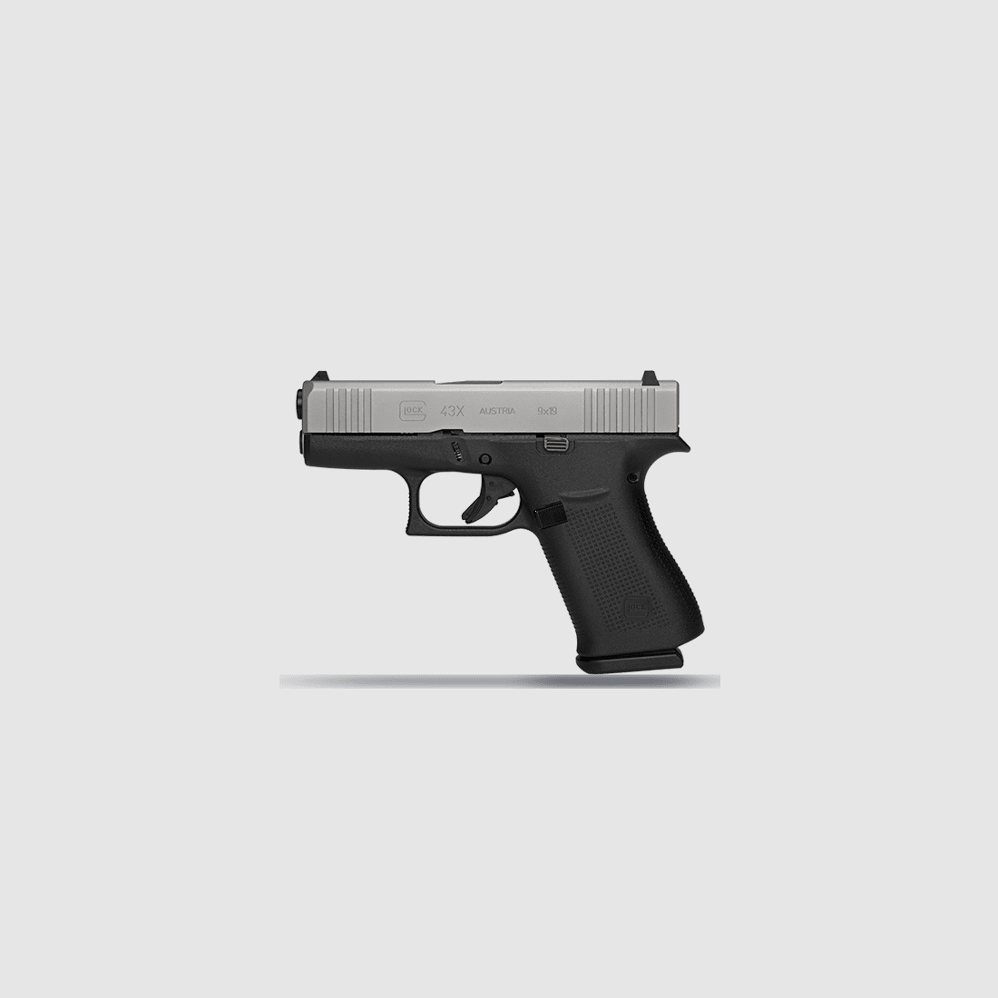 Glock 43X FS Silver Slide 9mm Luger