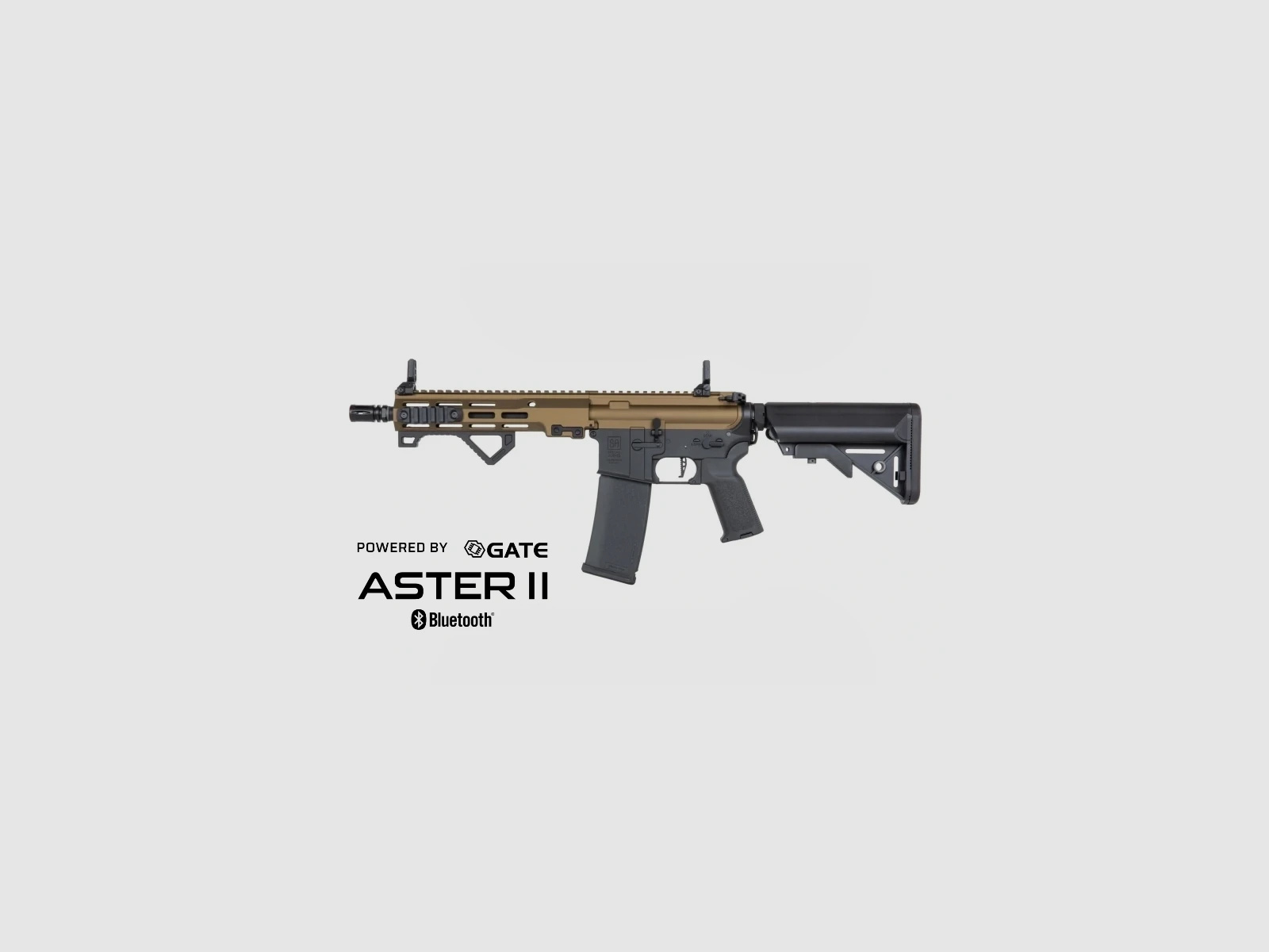 SA M4 CQB M-LOK (SA-P23 PRIME™ Aster II ETU BLDC™) Karabin Airsoft Wolno od 18 – Chaos Bronze -F-