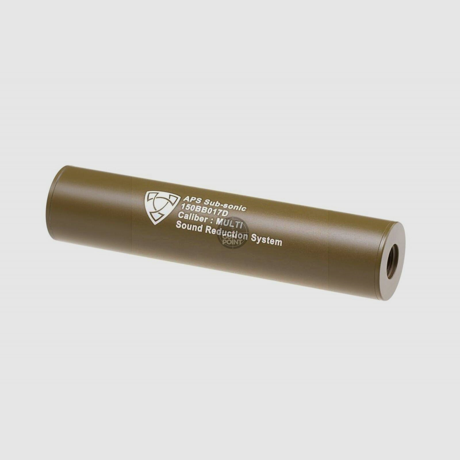 APS 150mm Silencer CCW-Dark Earth