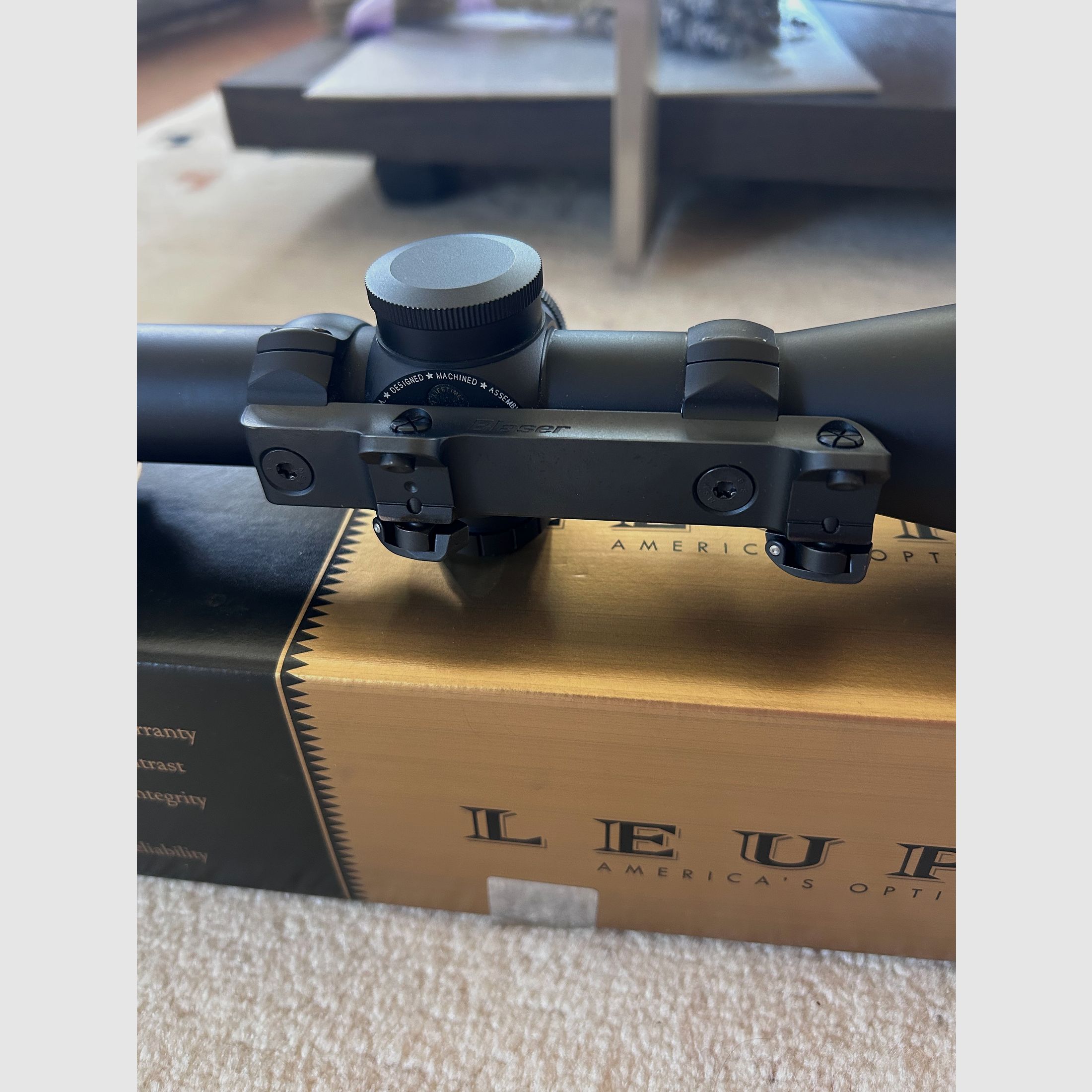 Leupold VX6 2-12x42mm Iluminado Alemán #4 Punto incluyendo BLASER Sattermontage