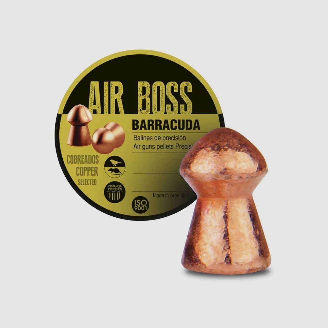 Diabolo AIR BOSS Barracuda Copper 5,5 mm (.22), Bild 1 von 6