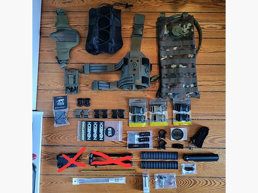 Airsoft ausstattung (Hop Up, Laser, Holster uvm...)