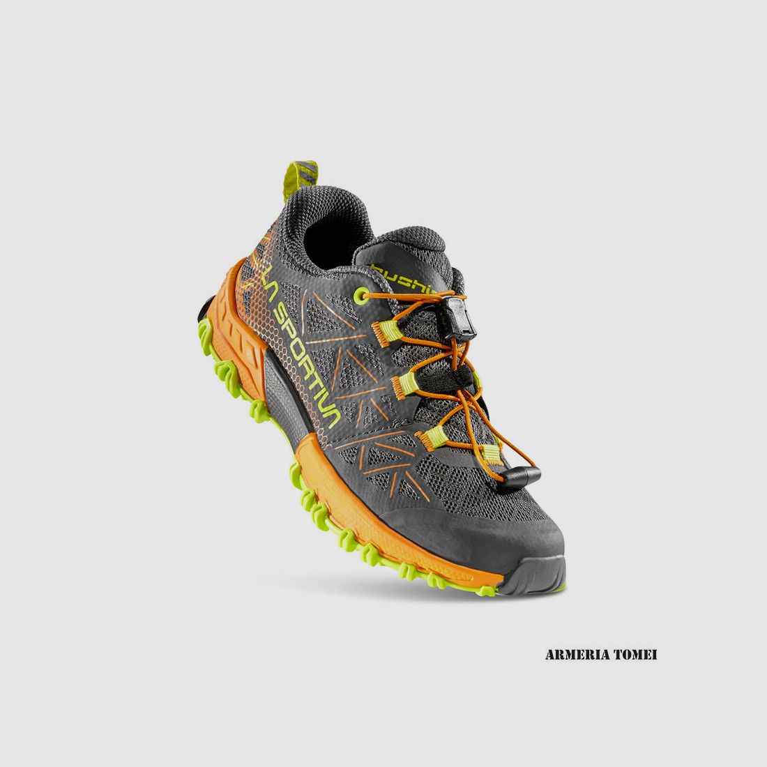 LA SPORTIVA – BIMBO/A – BUSHIDO II JR Carbon/Hawaiian Sun, image 8 of 8