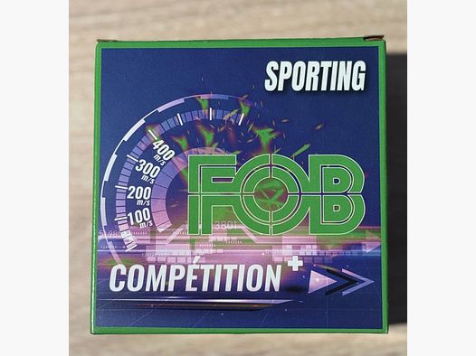 FOB Competition+ Sporting - 12/70 - 28g - No. 8 1/3 (2.2mm) - Lead