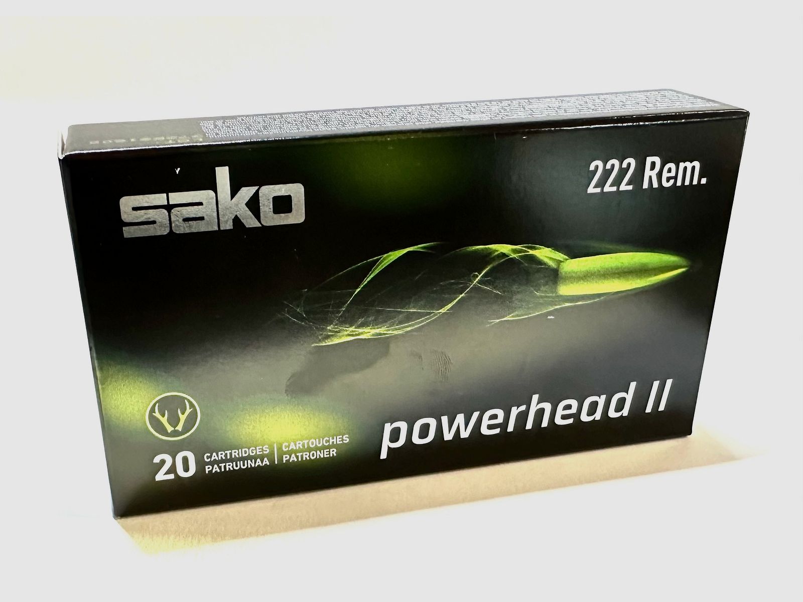 Sako 133000040 Powerhead II .222 Rem. Barnes TTSX 3.2g 50grs. Lead-free rifle ammunition