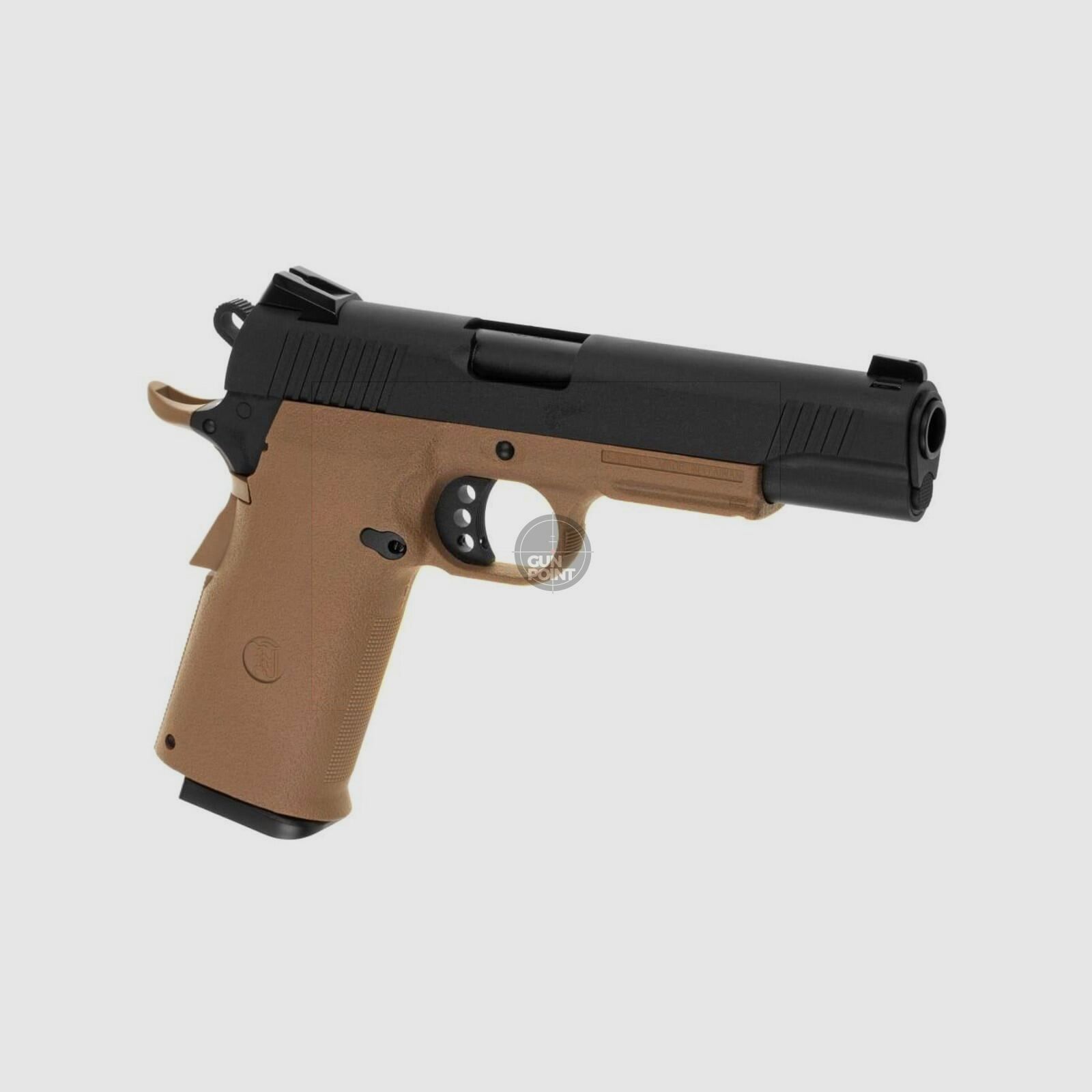 Softair - Pistole - KJ Works KP-11 Full Metal GBB-Tan - ab 18, ber 0,5 Joule
