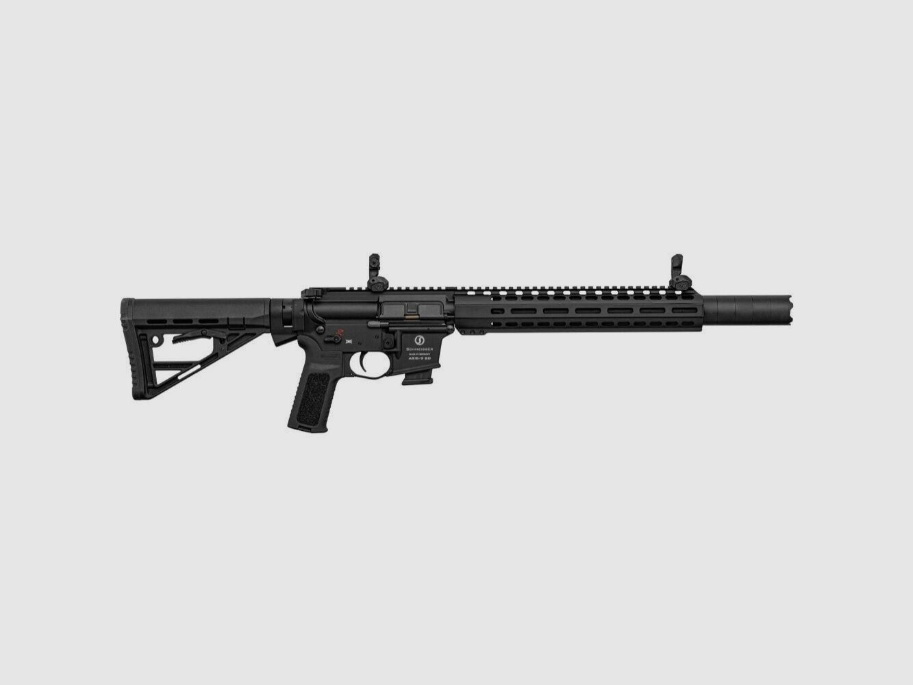 Schmeisser AR-9 – 9S S4F M-LOK Kal. 9×19 -10,5″ mit Schalldämpfer, Bild 3 von 10