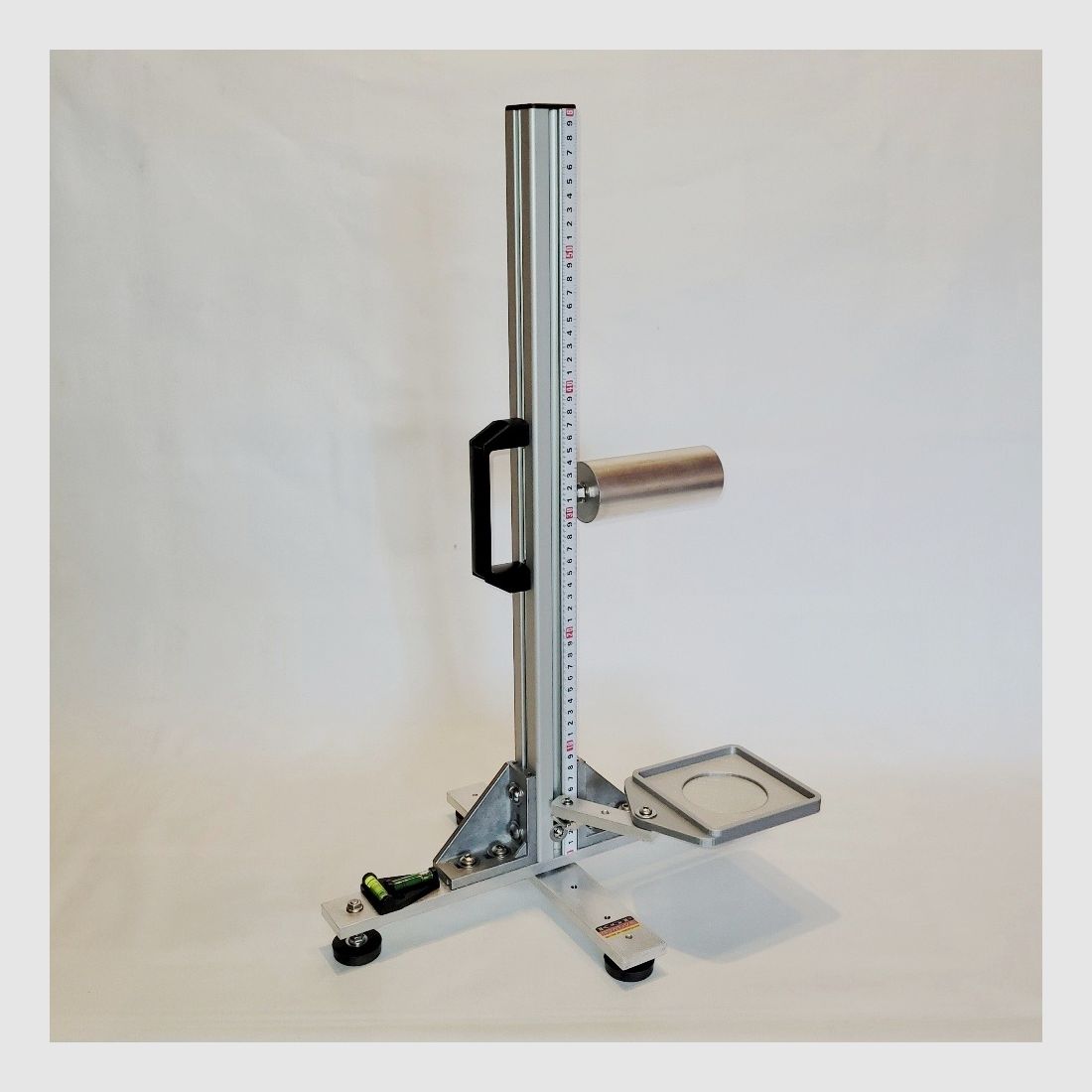 KGF Auflagestativ - Auflageständer Alu X-600-Ultimate klappbar mit Buchenholz-Auflage, Waage, Griff, Maßband + Munitionshalter