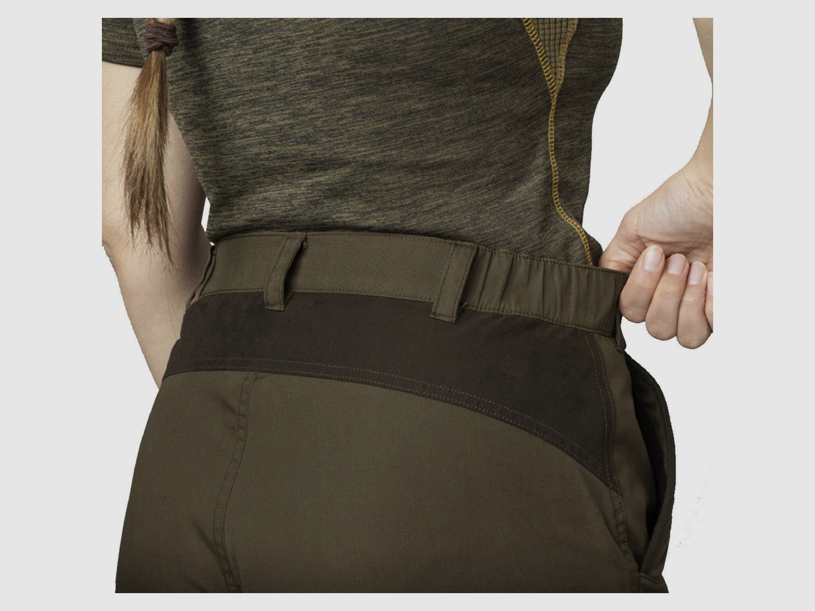 Seeland Damenhose Key Point Kora (Pine Green/Grizzly Brown)