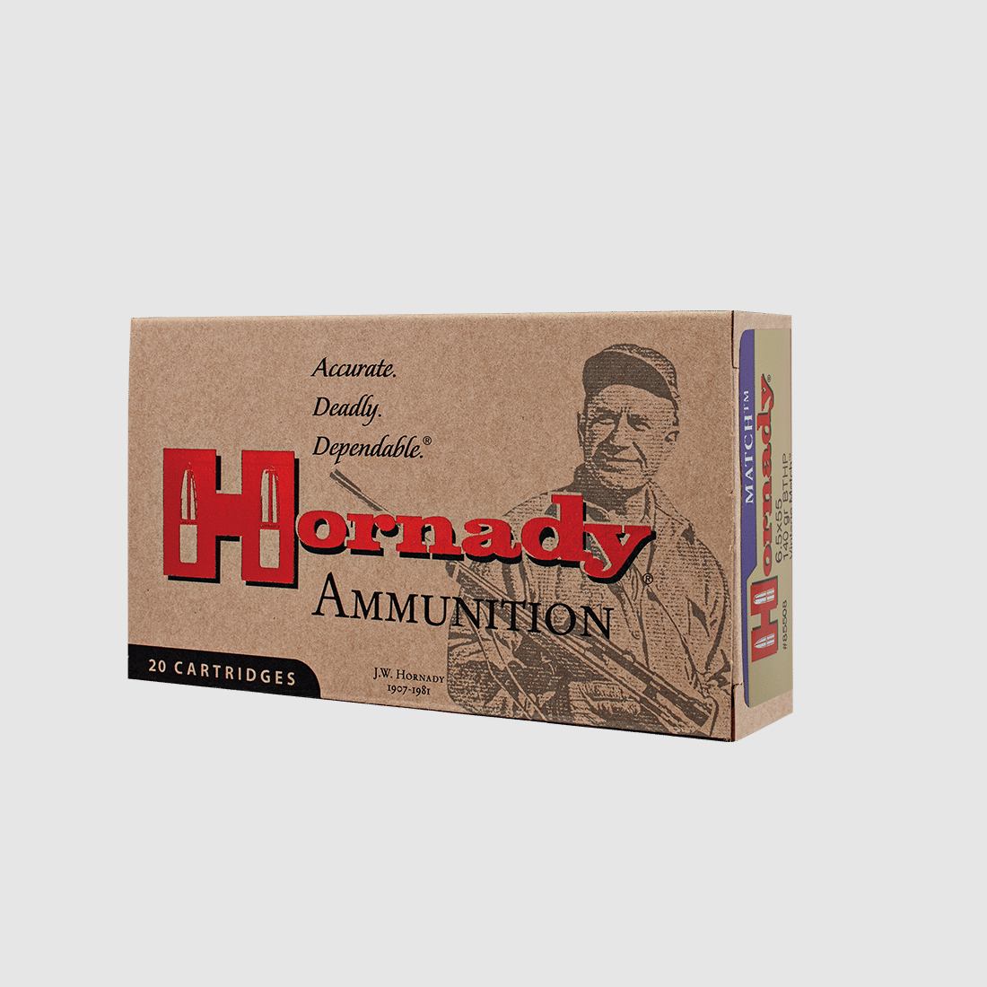 8x57IS Hornady Vintage Match BTHP Match 196grs.