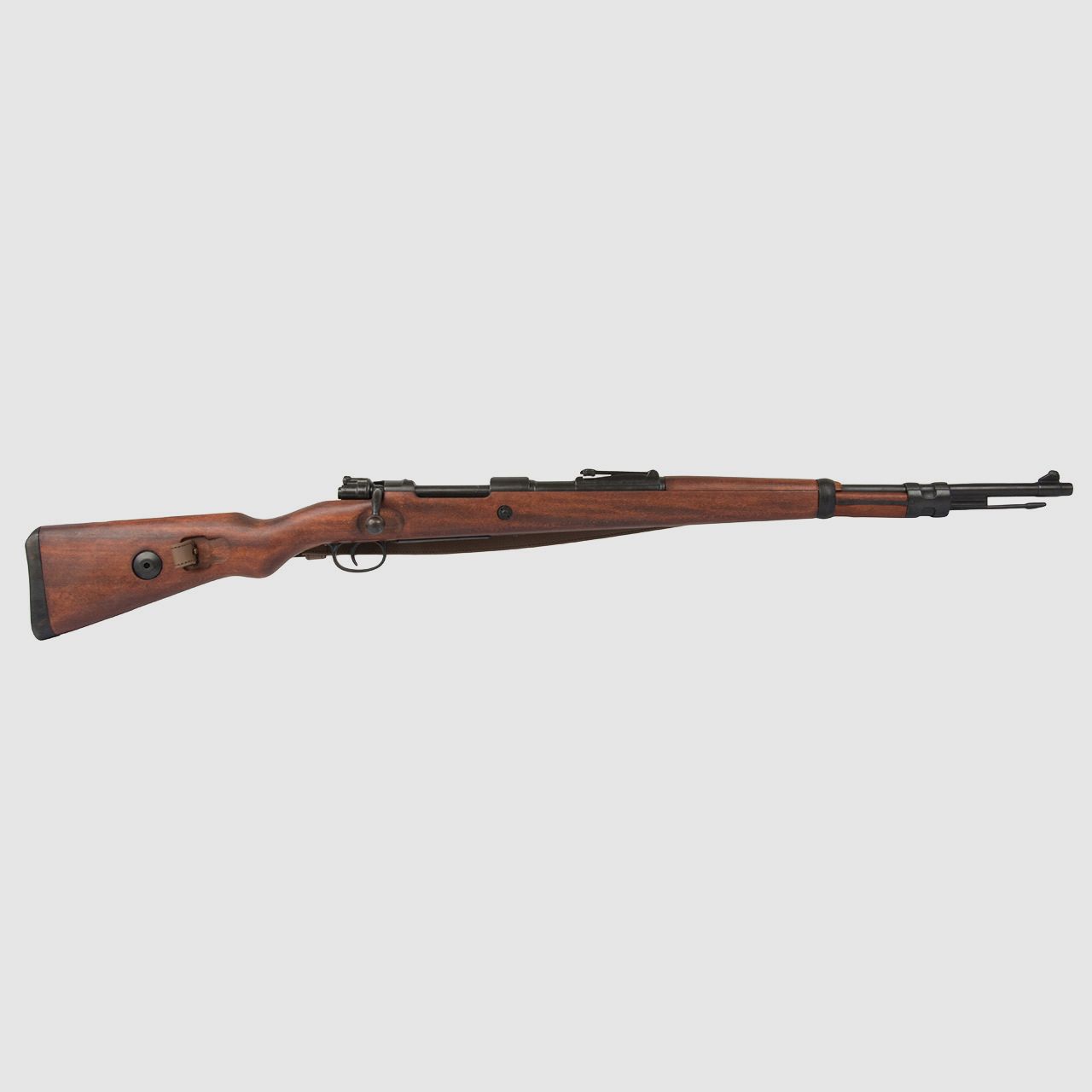 Deko Gewehr Karabiner Mauser 98 K 1935 Zweiter Weltkrieg mit Ledergurt LĂ¤nge 110 cm