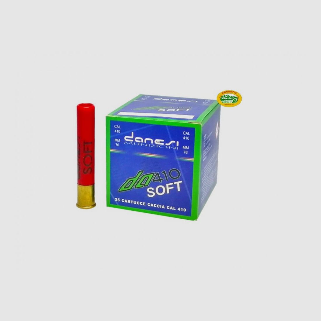 DANESI Patronen DA410 SOFT T3 Kal.410 Borrino gr.27 pb.10 schallgedämpft