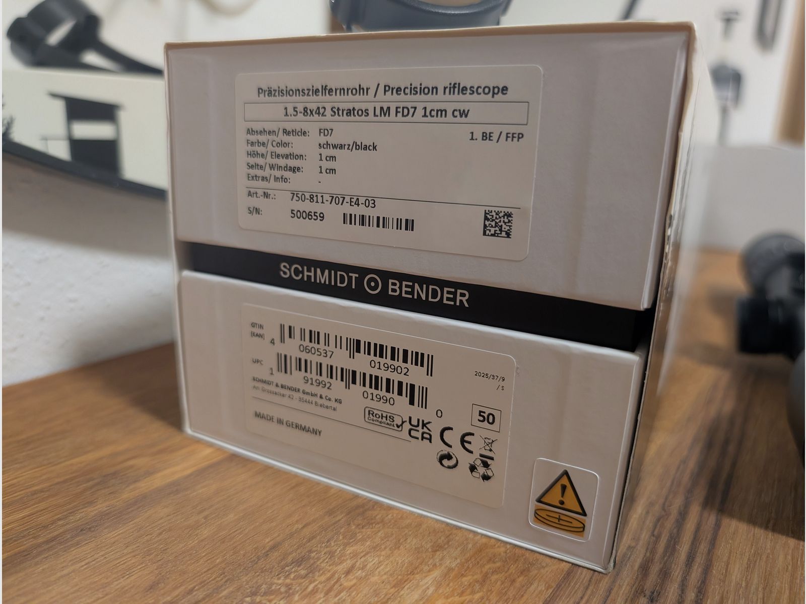 S&B Schmidt und Bender scope Stratos 1.5-8x42 with ASV