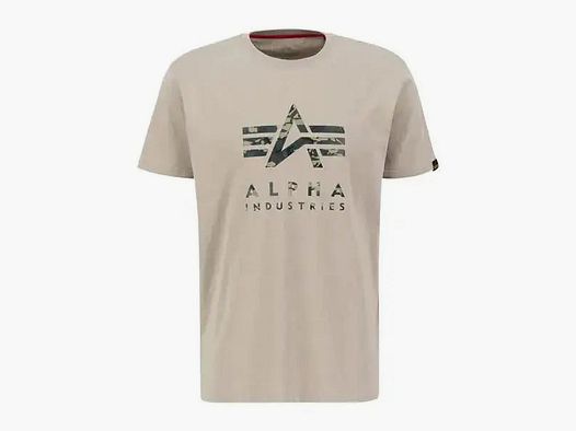 alpha industries Alpha Industries T-Shirt Camo PP - Sand / S Herren