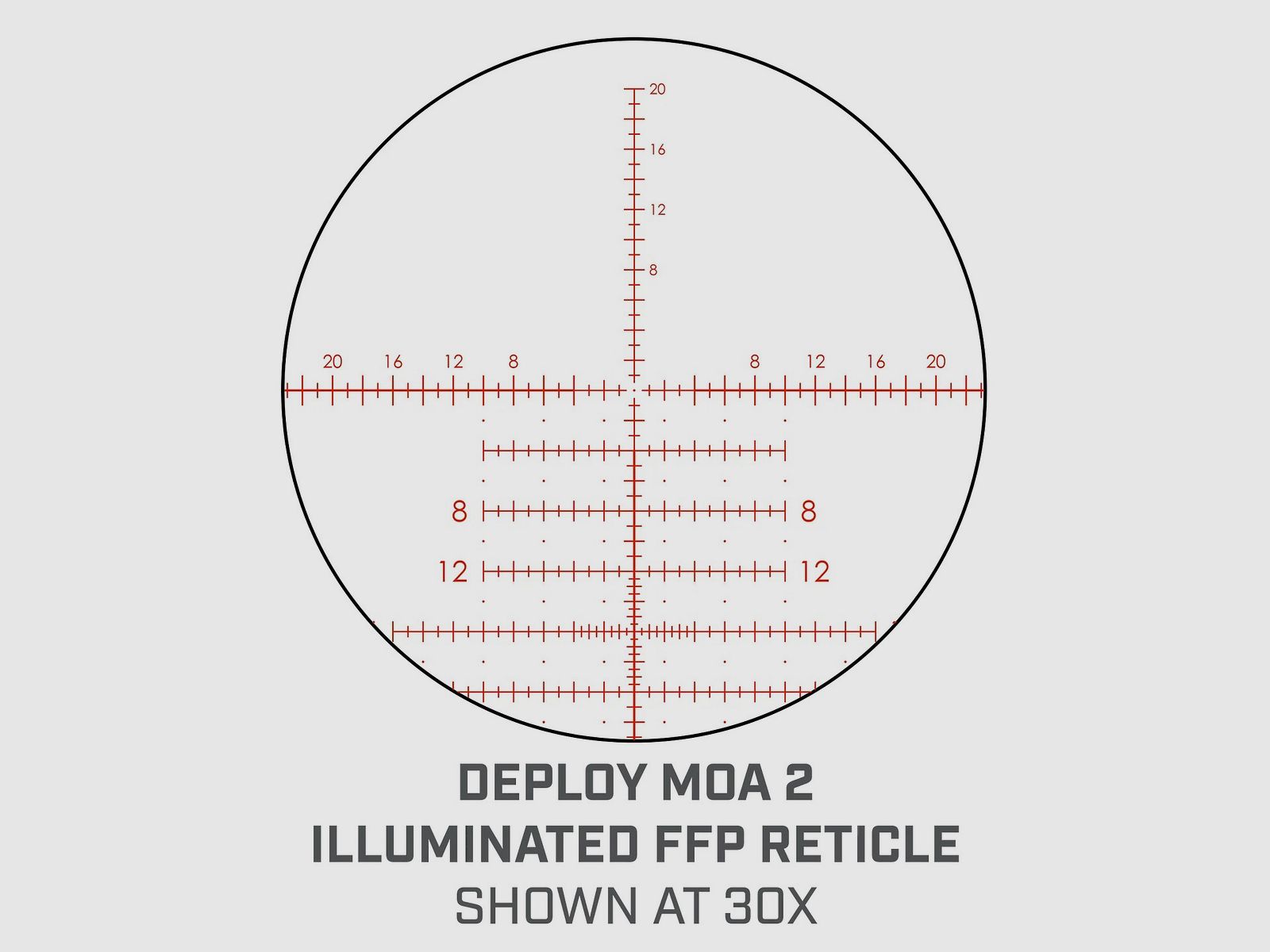 Bushnell Match Pro ED 5-30x56 Zielfernrohr – Deploy MOA 2 FFP-Absehen