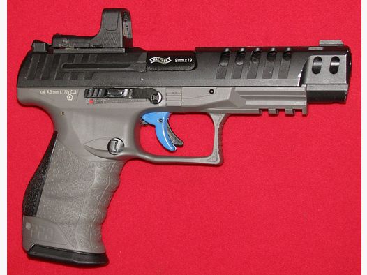 WALTHER CO2 Pistole, eine WALTHER Q5 MATCH in 4,5mm mit F - Zeichen