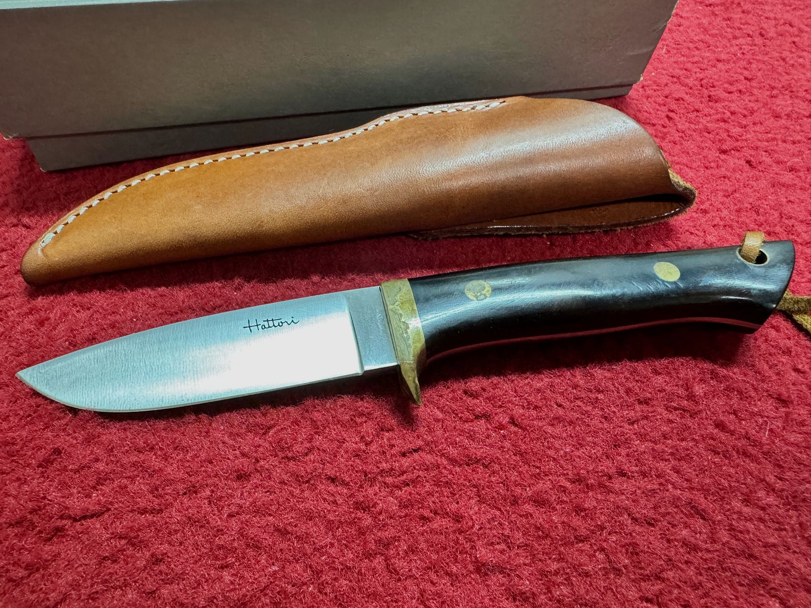 Hattori #300 Ebony Drop Point Hunter – Legendarisch verzamelmes uit Seki Japan