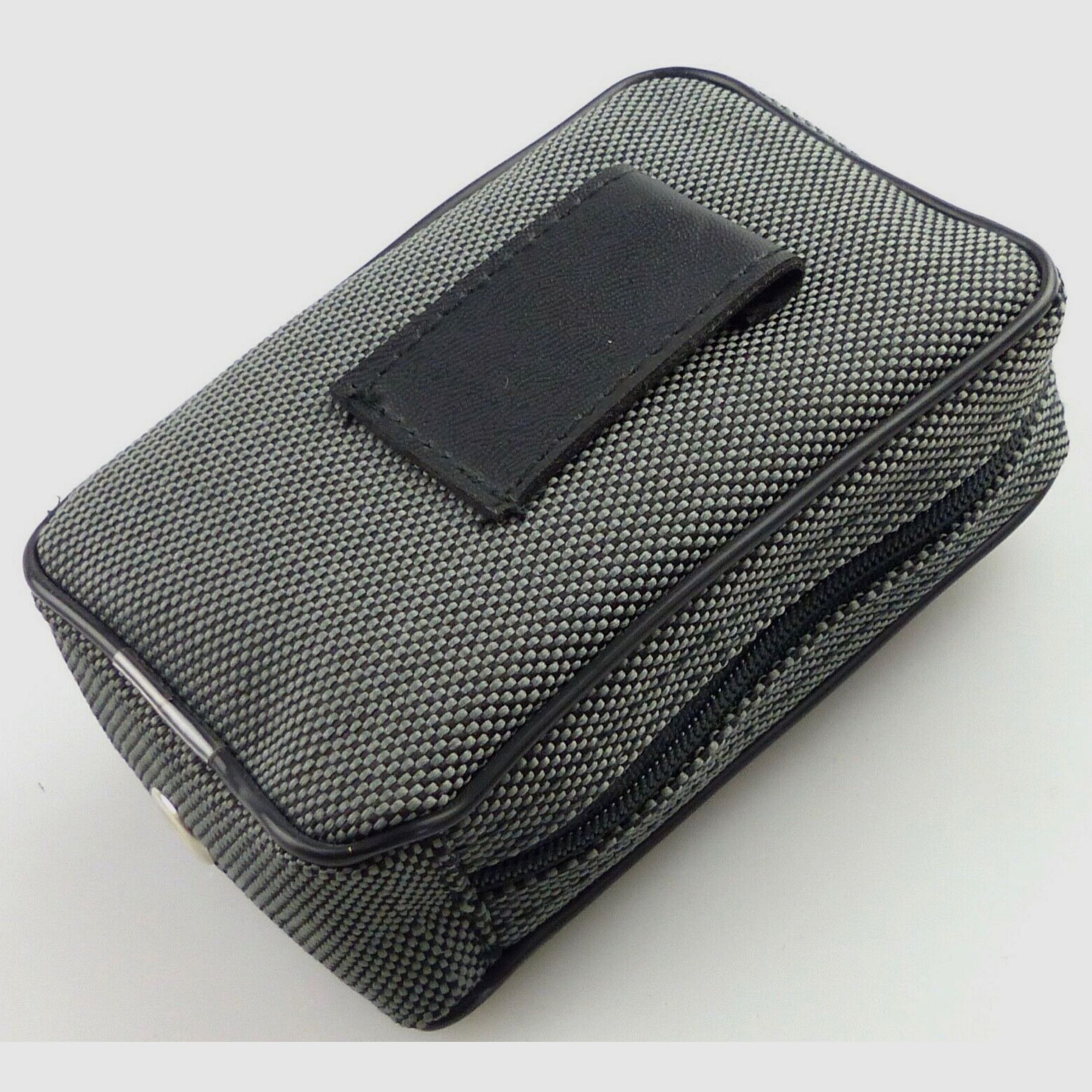 B46 Piccolo Docter Germania borsa per binocoli compatti nero grigio