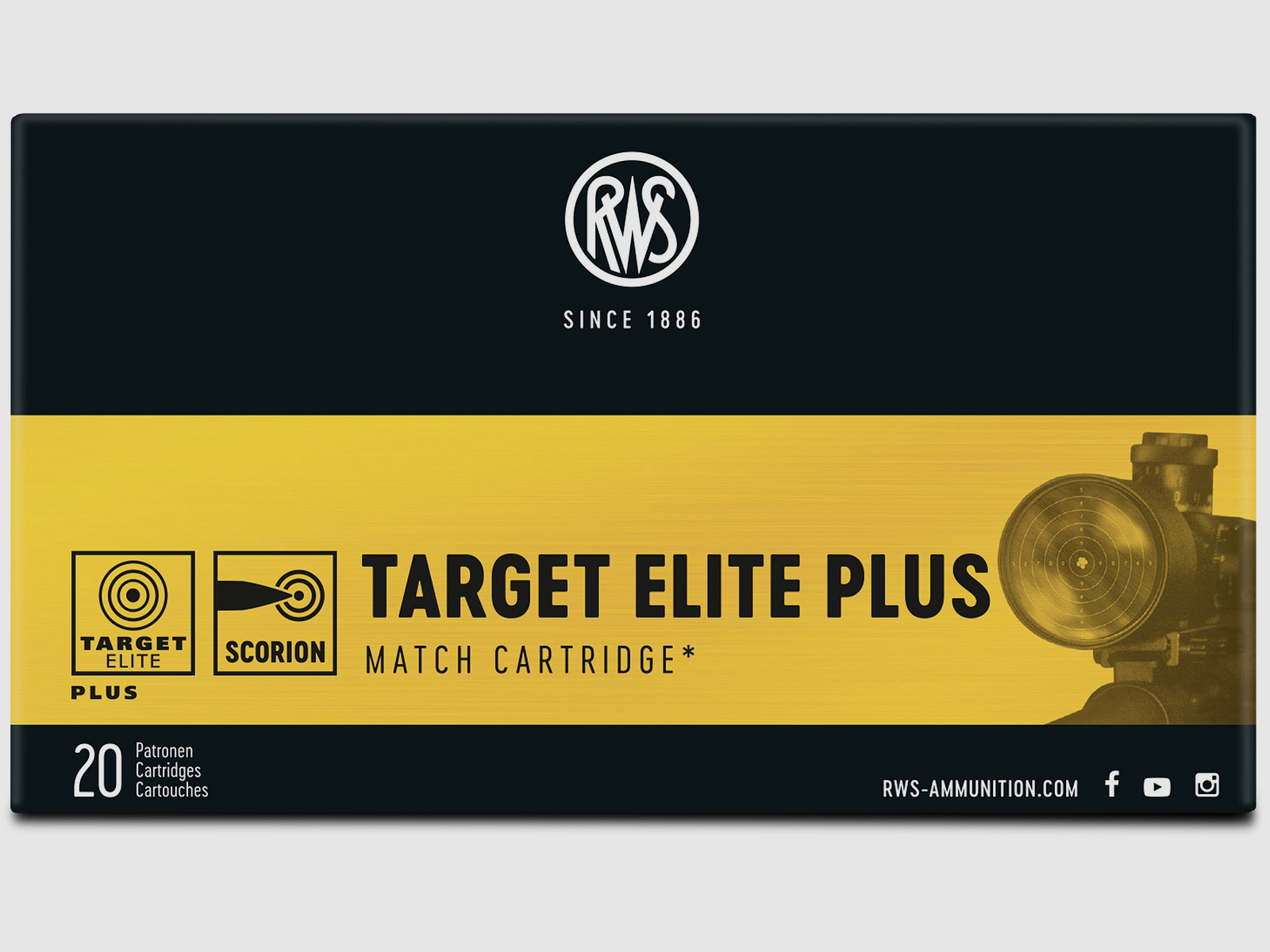 RWS  Target Elite Plus .223Rem 3,36G Scorion