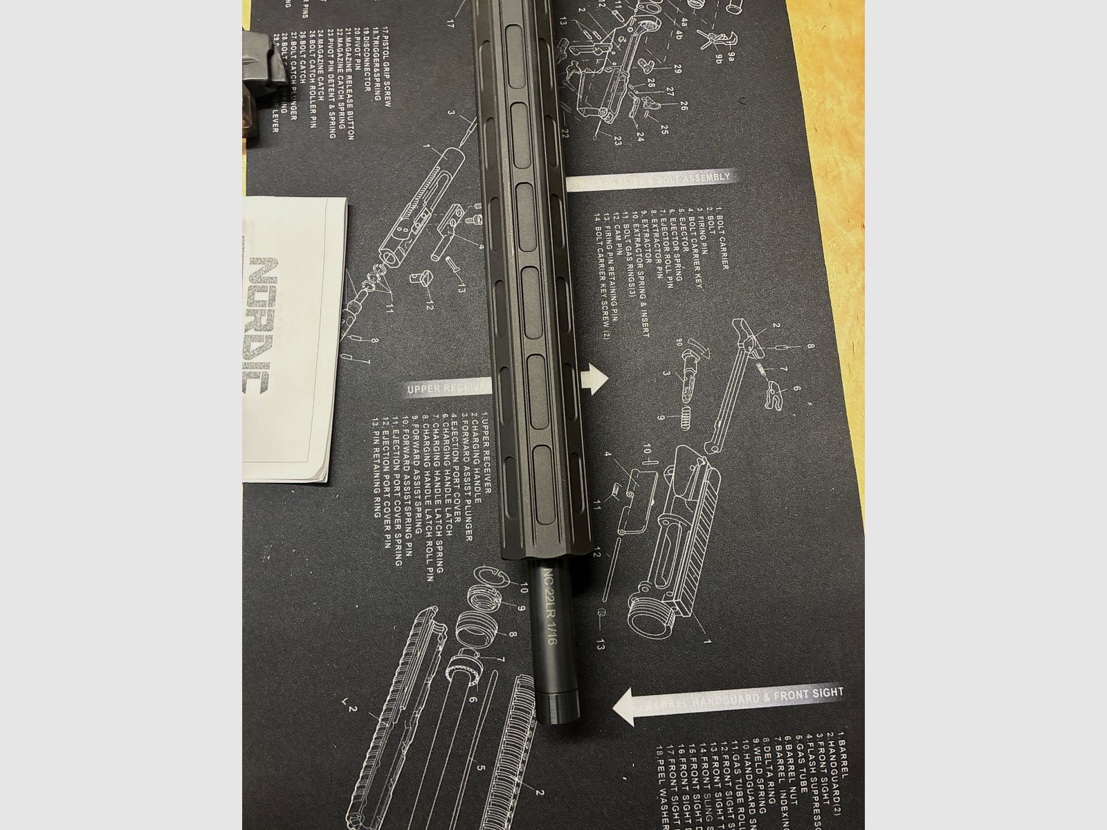 Nordic Components AR-15 .22 lfb conversion system – only 700 shots, excellent condition