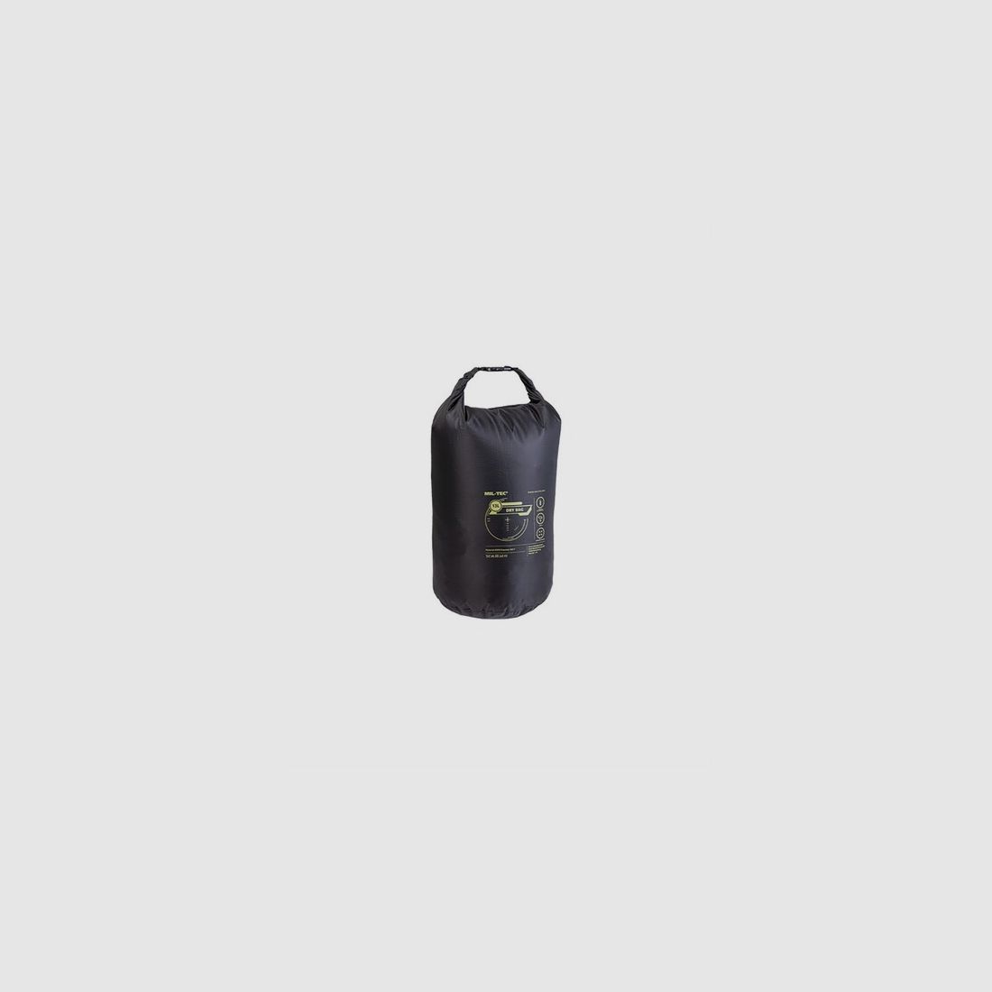 Dry Bag - 13 Liter - wasserfest - Schwarz - Packsack - Schutz vor Regen und Feuchtigkeit