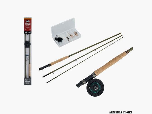 SHAKESPEARE – CEDAR CANYON STREAM FLY KIT MITTELAKTION 8’6″ 5/6WT (3PZ.)