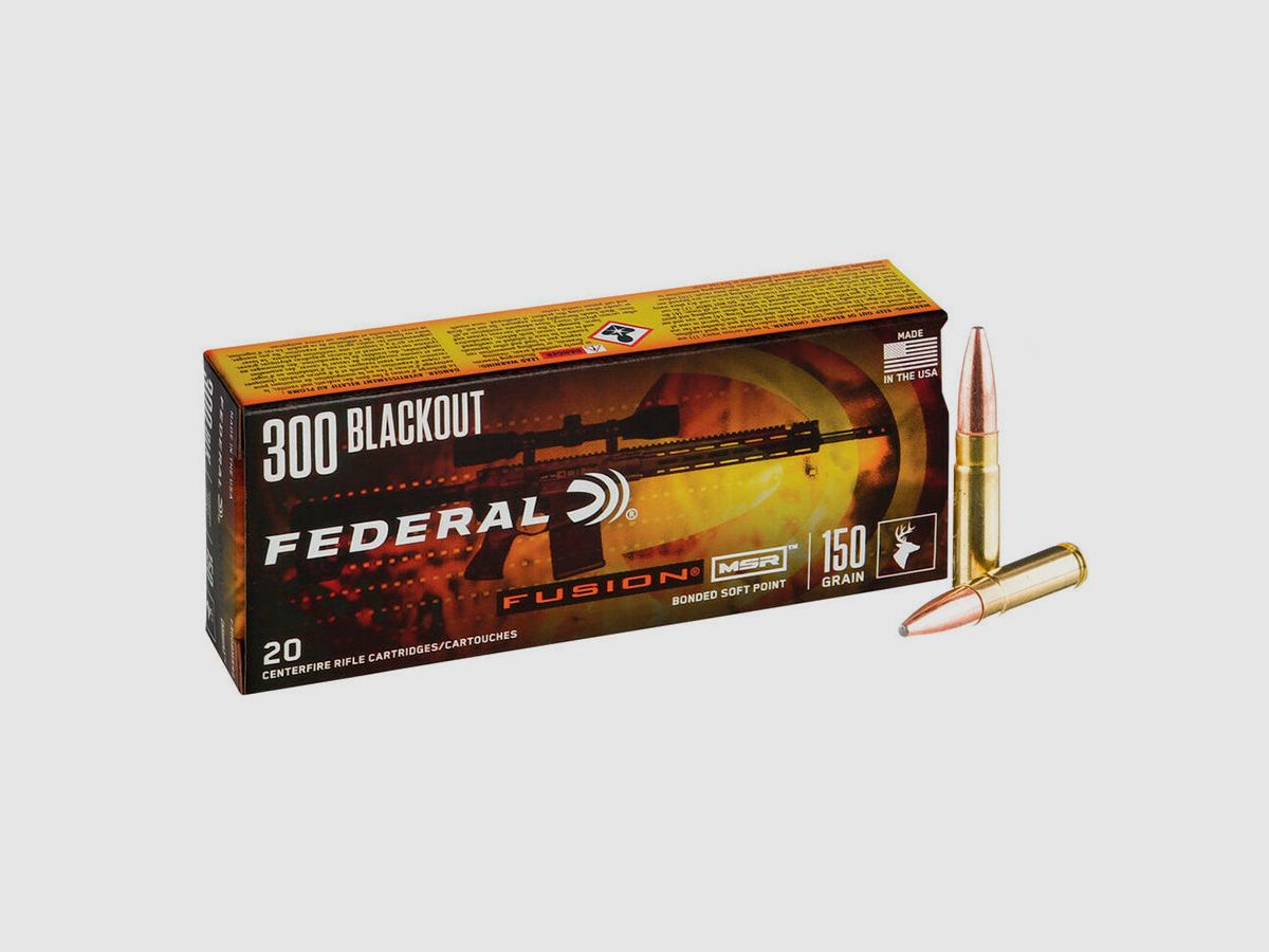 Büchsenmunition FEDERAL Fusion - bleihaltige SP-Geschosse, Bild 1 von 13