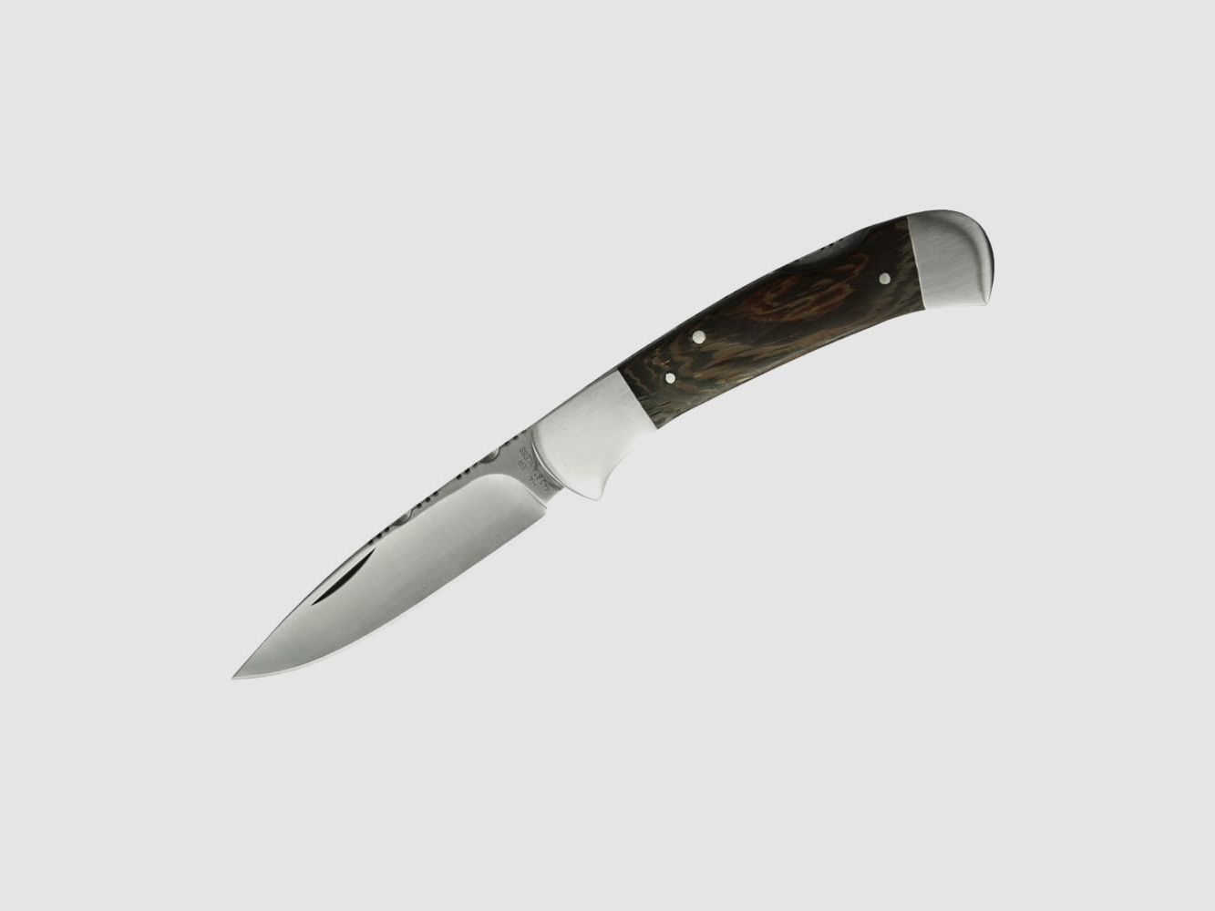 Taschenmesser Stahlbacken Wenge Holz §42a konform legal führen