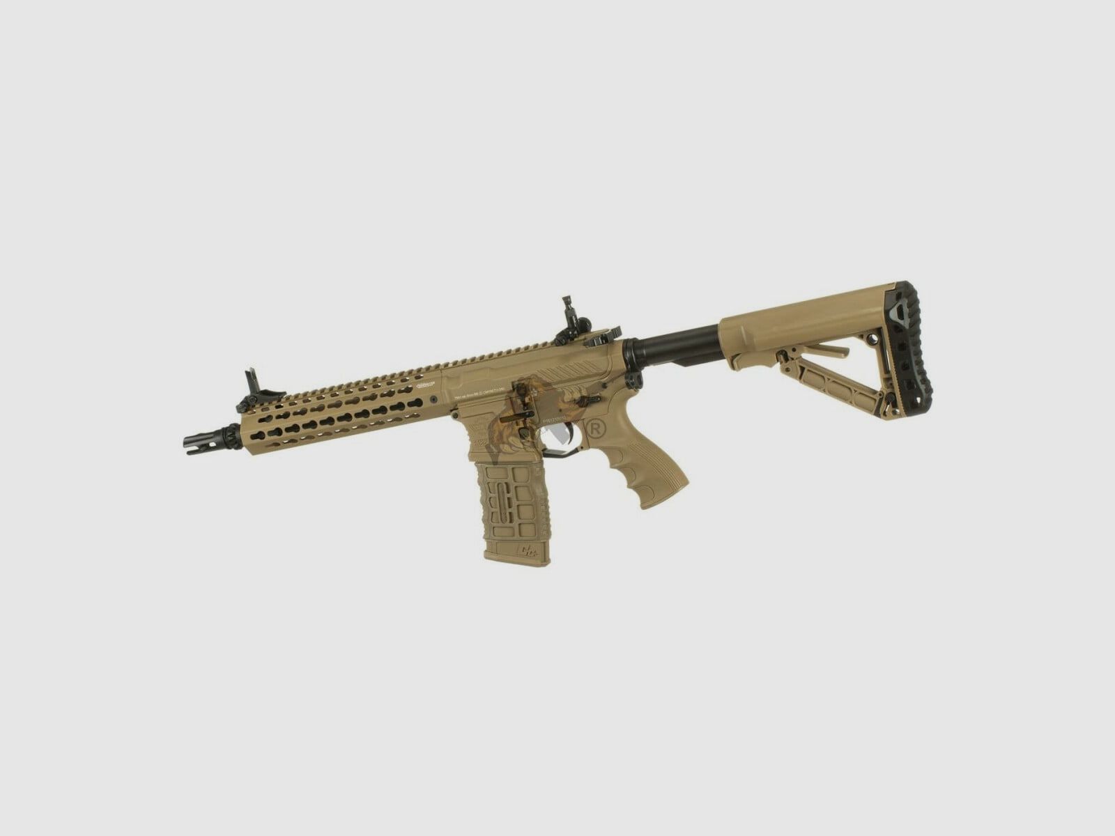 G&G CM16 SRL with ETU in Desert Airsoft S-AEG free from 18