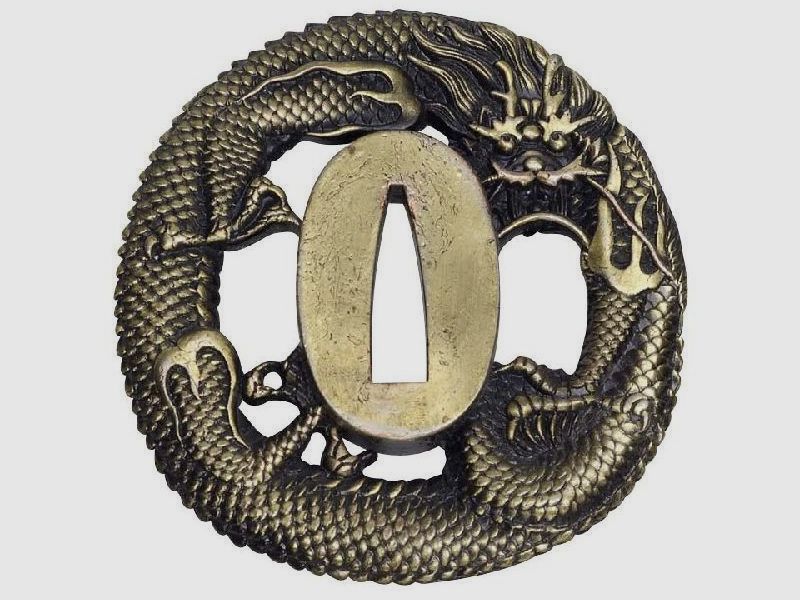 John Lee Dragon Tsuba