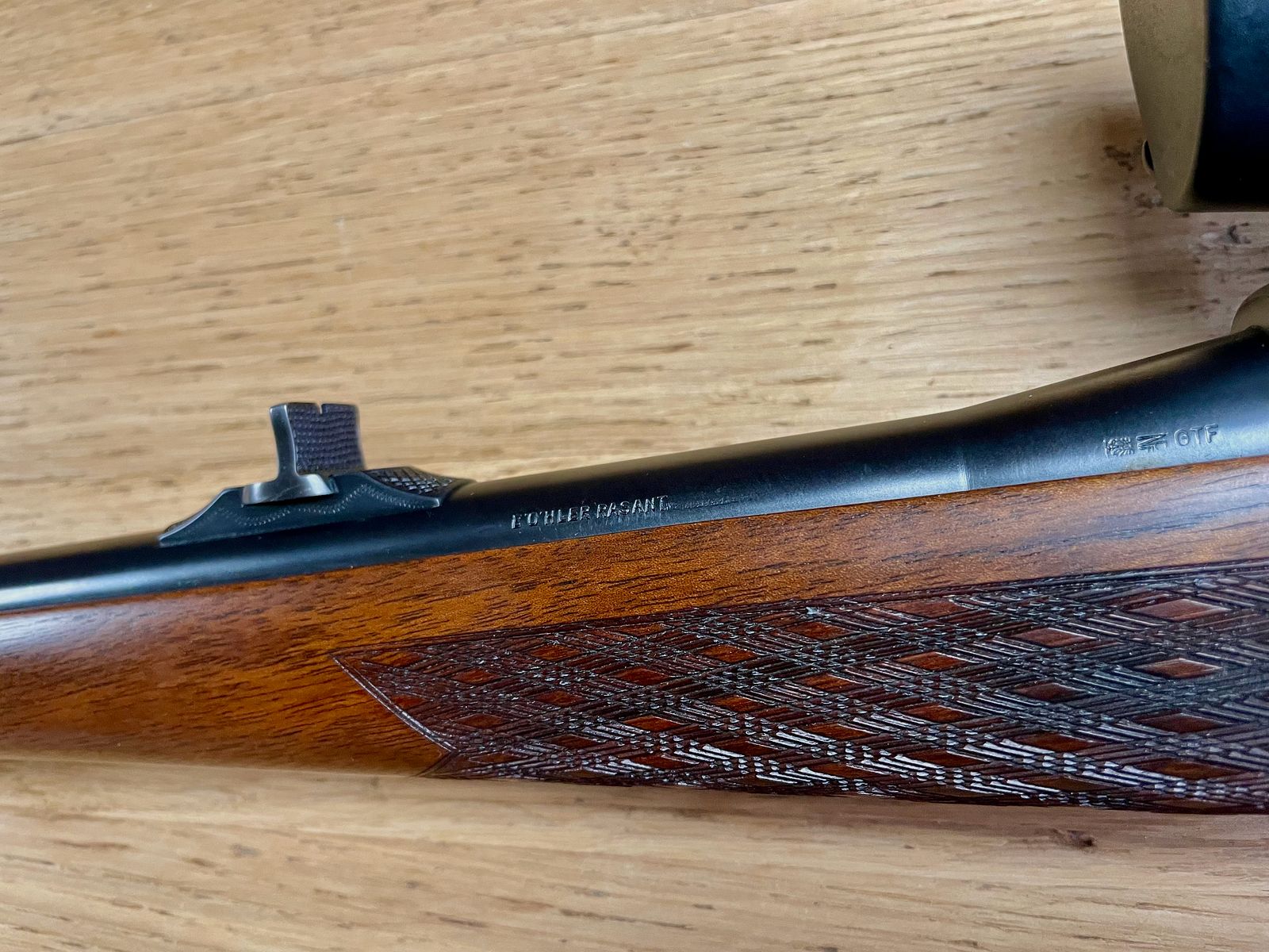 Repetierbüchse Karl Hauptmann Mod. Ferlach Kal. 6x62 Frères mit ZF Zeiss Diavari Z  1,5-6 x42 - neuwertig