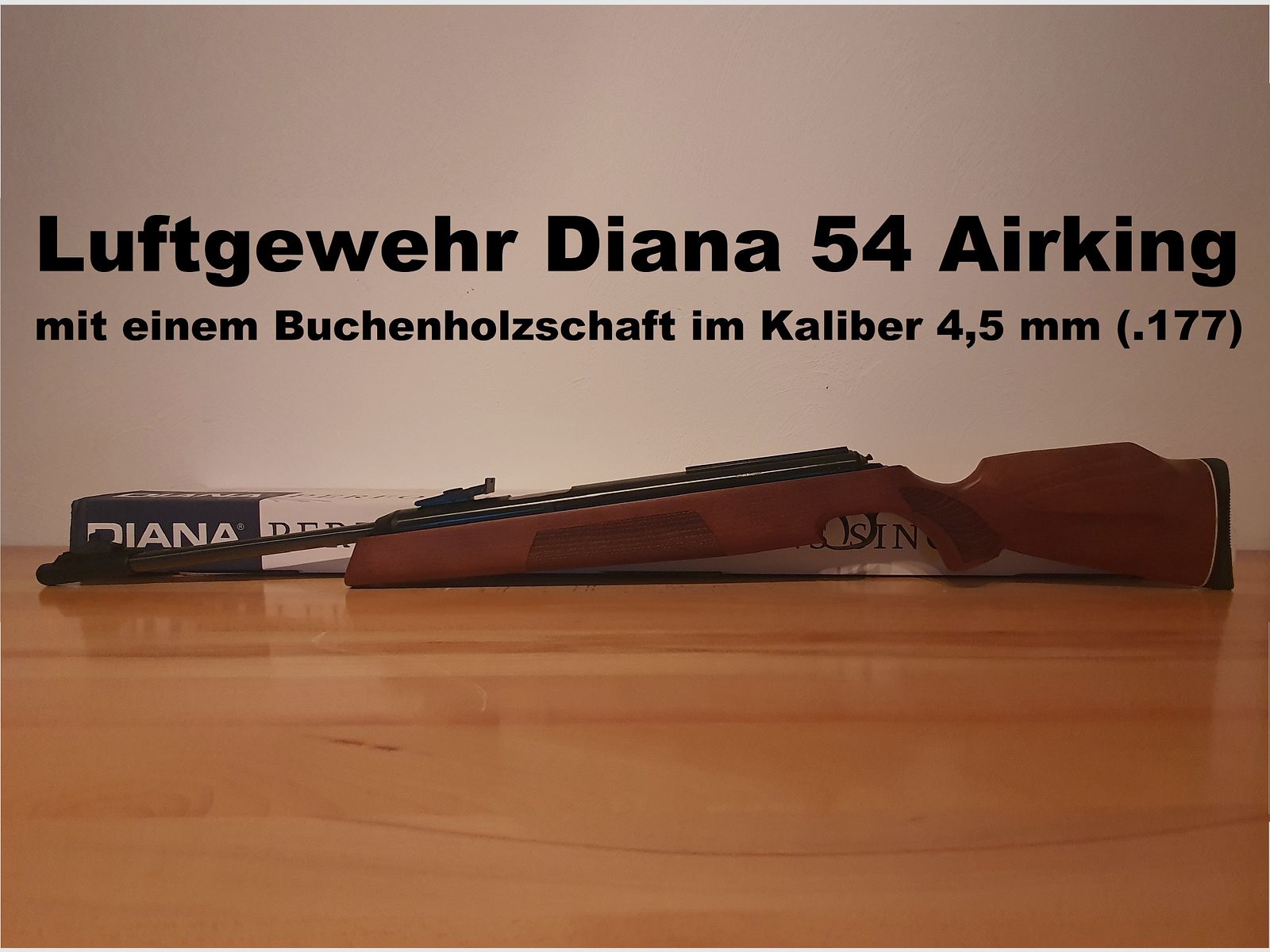 Luftgewehr Diana 54 / Diana54 Airking im Kaliber 4,5 mm ( Starrlauf / Seitenspanner )