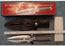 Gil Hibben Double Shadow Dubbel-Klinge Fantasy Dolk Verzamelaars
