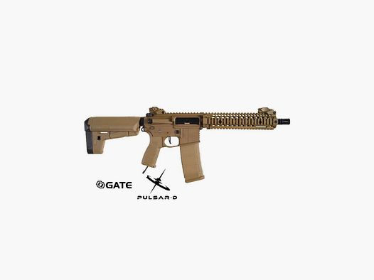 AR15 MK18 ALPHA Full Metal TAN HPA Airsoft Rifle Free from 18 Years | Delta Armory