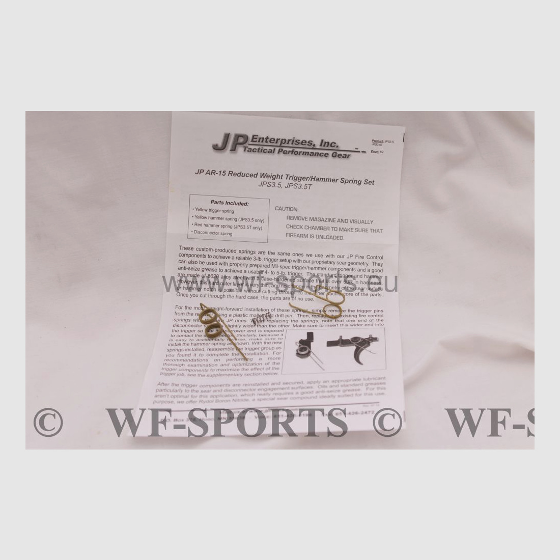 WF-SPORTS JP ENTERPRISES ,Trigger KIT ,AR15,OA15,X400 usw NEU // WF-SPORTS //