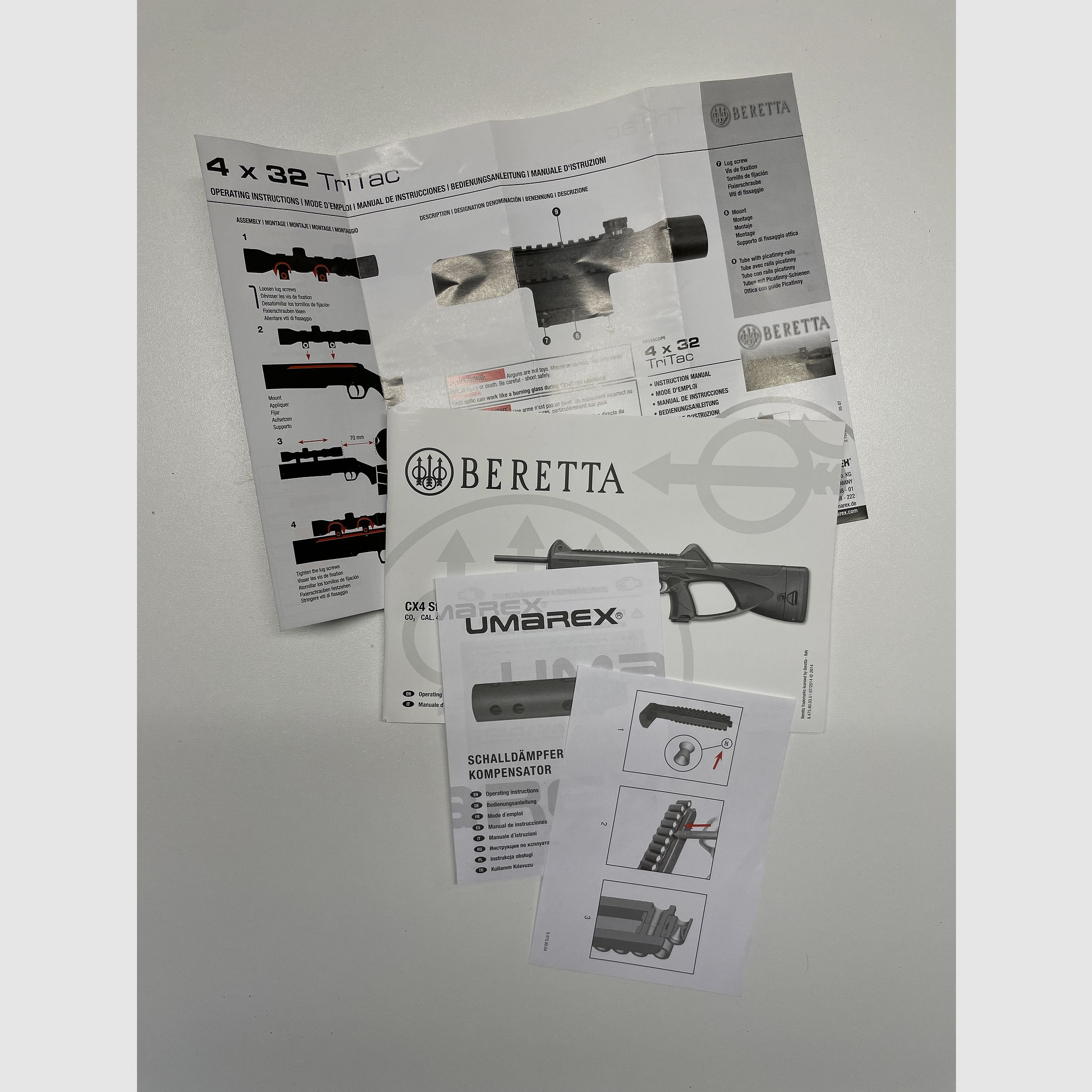 Beretta Cx4 Storm CO2 Luftgewehr 4,5 mm Diabolo mit viel Zubehör! Unikat