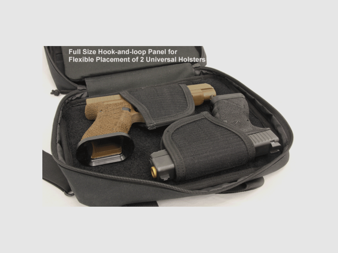 Etui na dwa pistolety UTG Competition Shooter, czarne