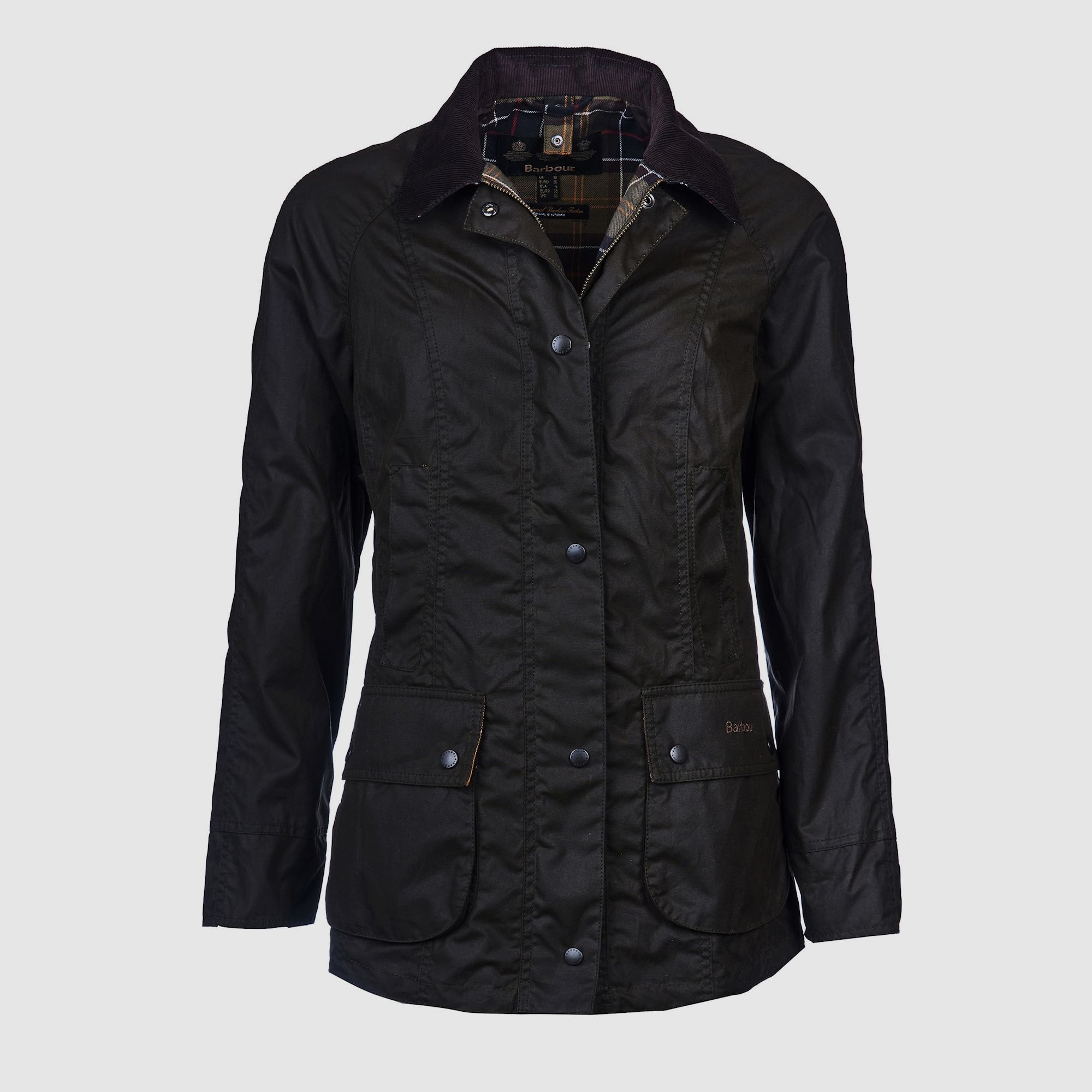 Giacca Barbour Classic Beadnell Donna Verde Oliva 34
