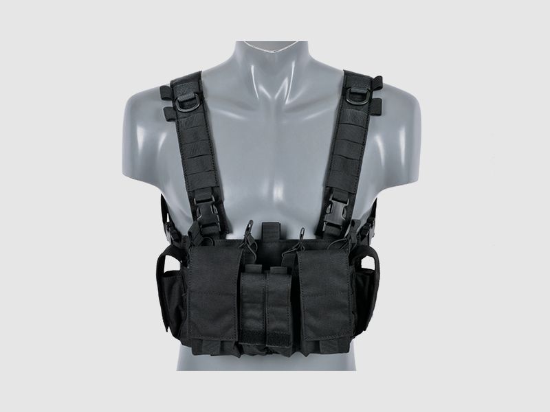 Patrol Chest Rig - Schwarz, Buckle Up (8FIELDS)