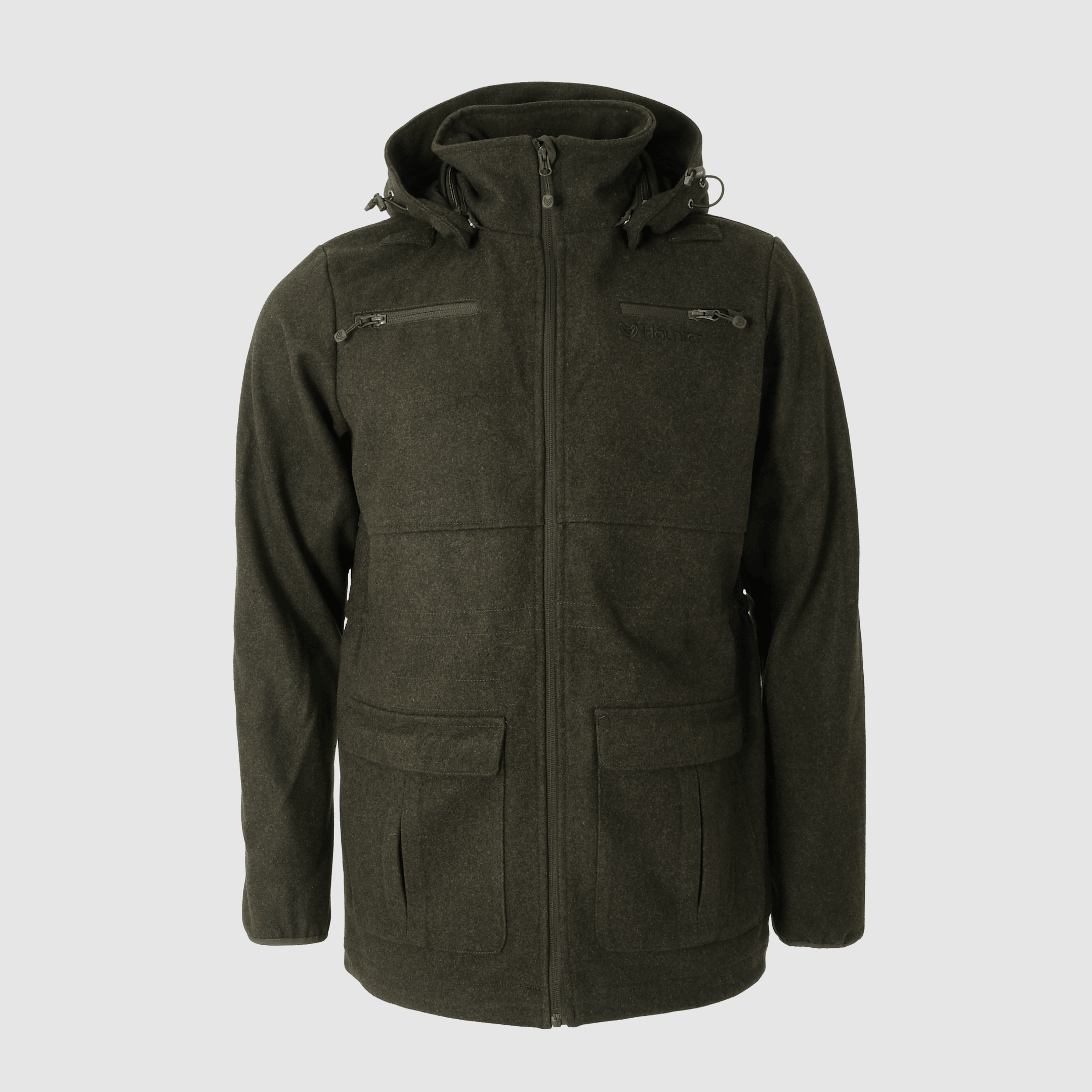 Haunter Loden-Jacke, Forest Green, Größe 48