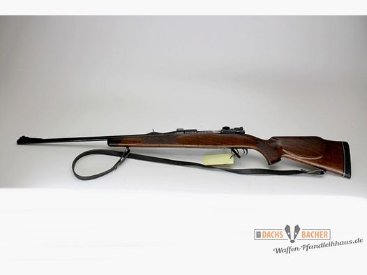 Rep. fucile J. Hensel Rothenburger Waffeneck cal. 7x64 98er conversione da caccia con grilletto