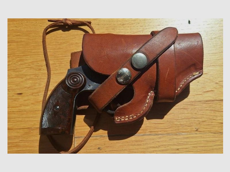 Revolver à blanc / revolver à gaz Willi Korth, .380 R, pièce de collection très rare