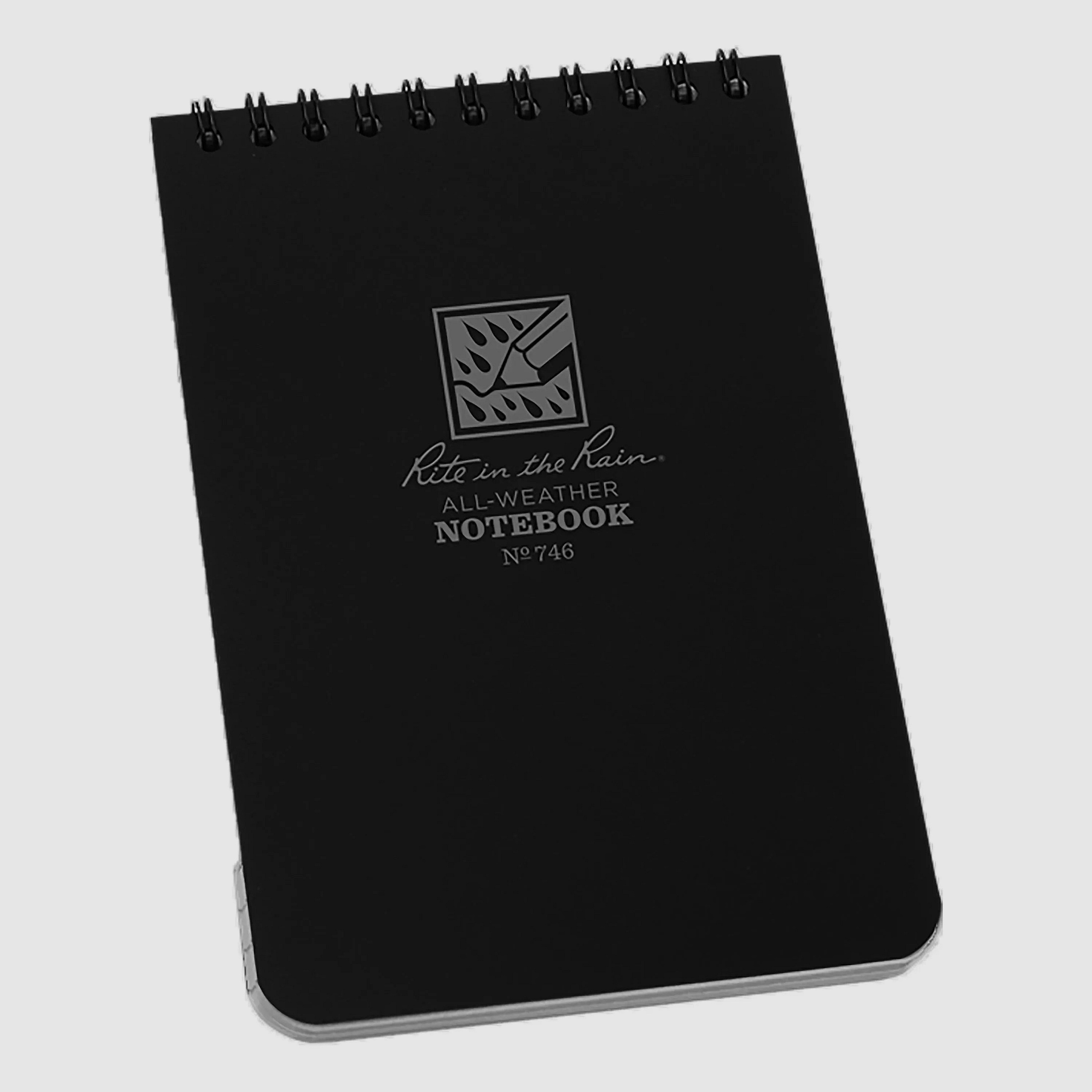 Rite in the Rain Spiral Notebook black No. 746