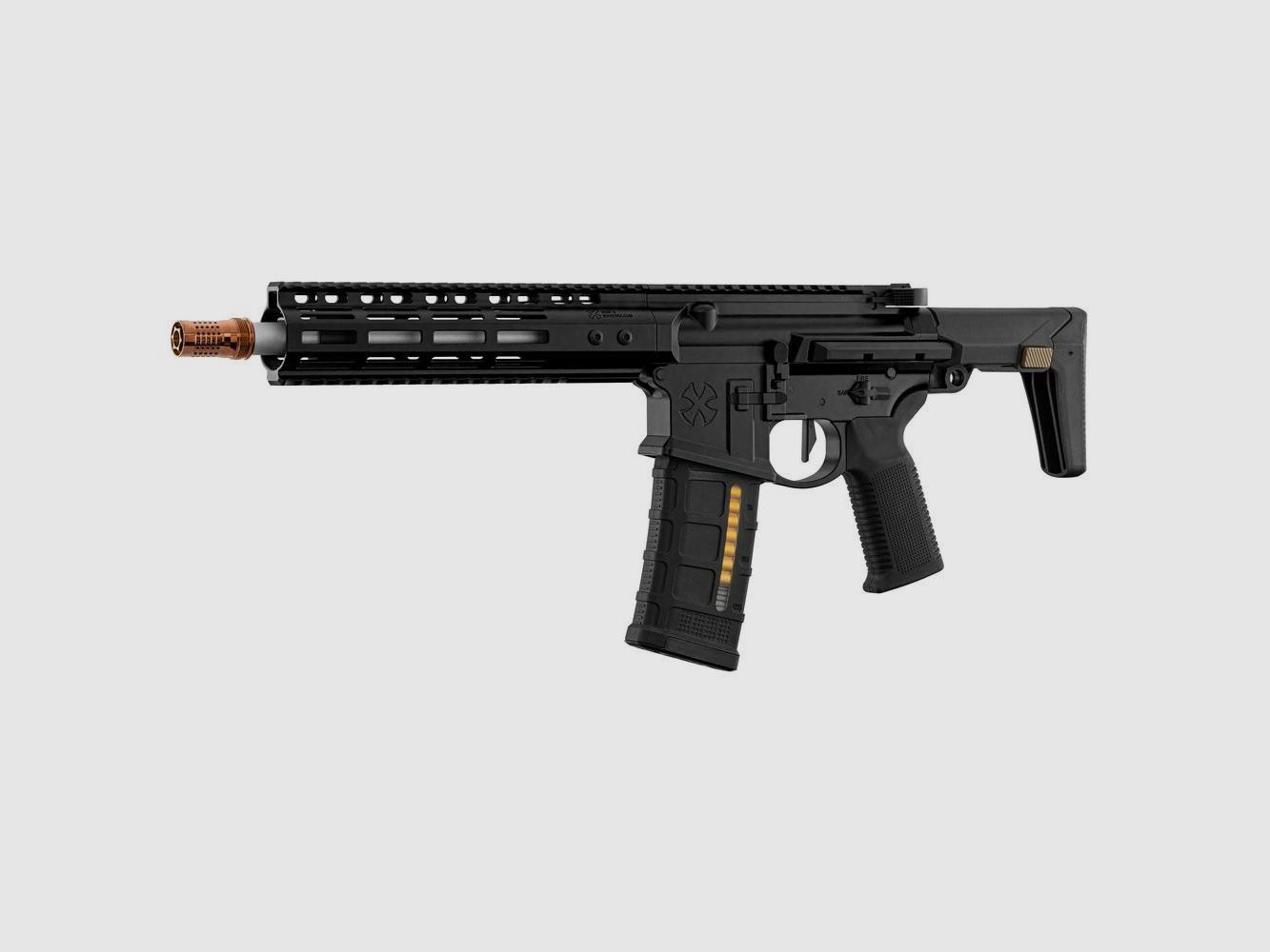 Replik GBBR MWS Ghetto Blaster Noveske 9 Zoll Double Eagle - Realistischer Blowback - Hohe Leistung - Authentisches Schießerlebnis, Bild 1 von 5