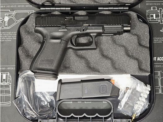 GLOCK Pistole G49 Gen5, MOS, FS, 9 mm Luger, Compact Crossover