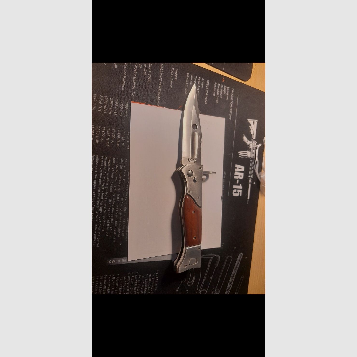 Ak 47 bayonet replica, knife