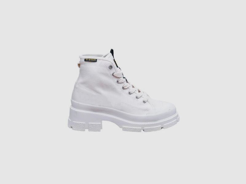 G-Star Damen Boot Leinen Off Wei? 41